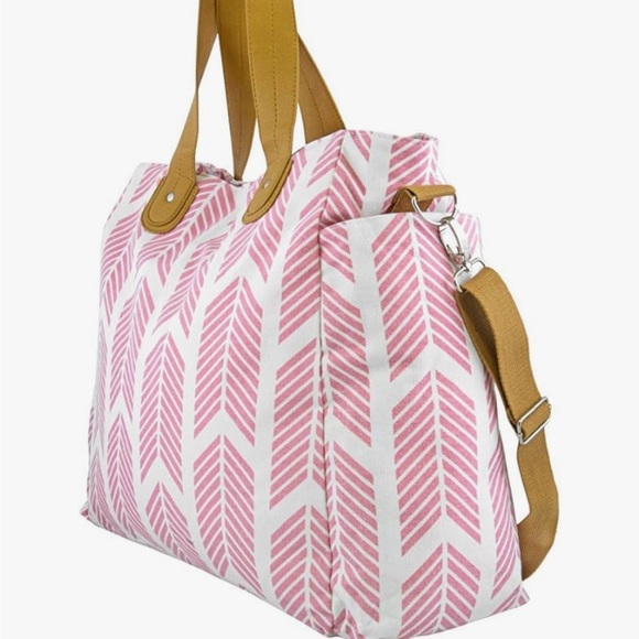 WHITE ELM arrows tote bag - Picture 2 of 7